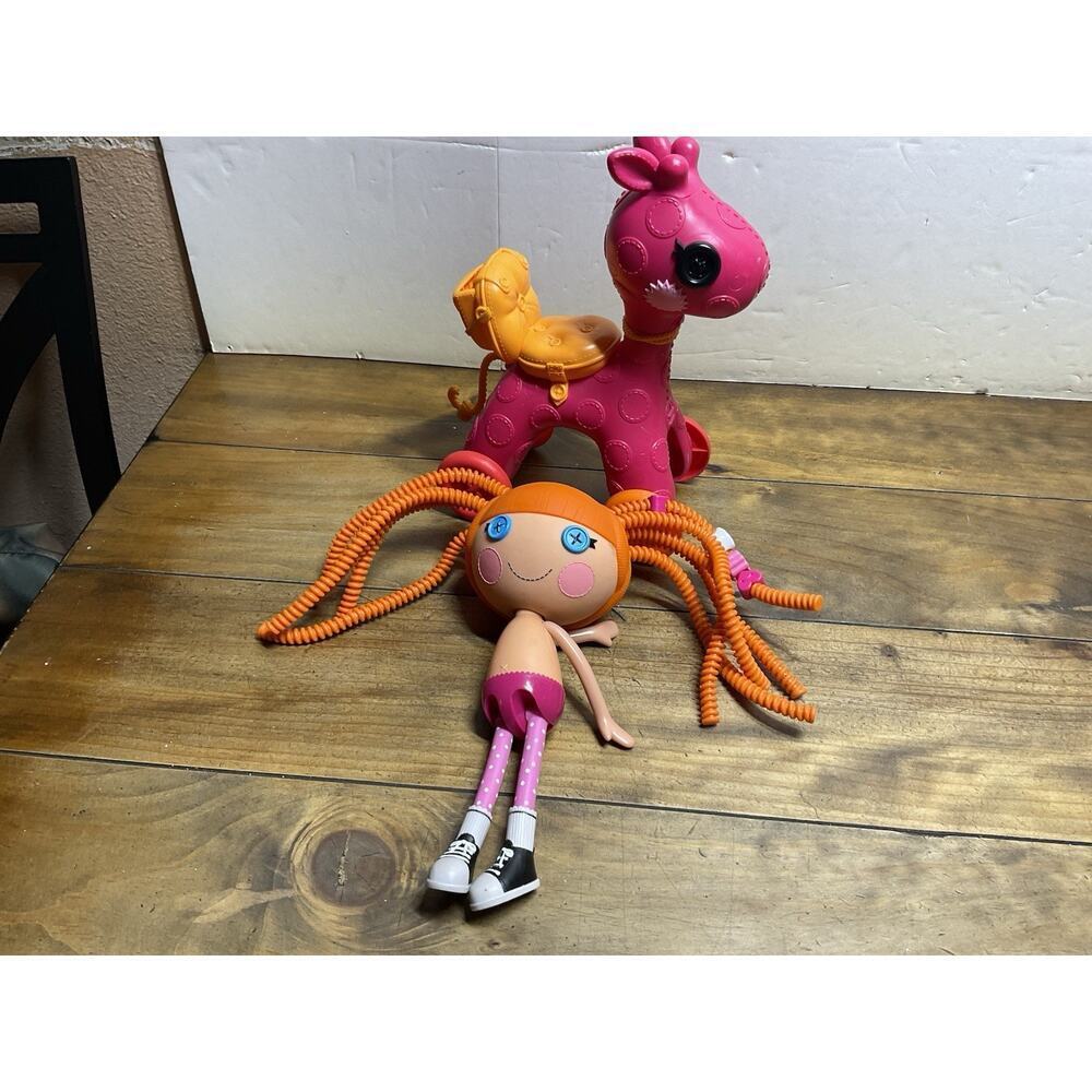 Lalaloopsy Doll Bea Spells-a-lot Orange Hair Full Size Doll And Rolling Horse